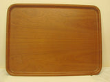 Teak Serving Tray By SILVA of SWEDEN 18" x 24" x 1/2" Mid Century