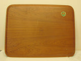 Teak Serving Tray By SILVA of SWEDEN 18" x 24" x 1/2" Mid Century