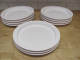 DANSK WHITE Dinner Plates Set of 4