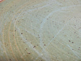 Toshiko Takaezu 13" Green Platter with Abstract Design