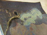 Toshiko Takaezu Square Plate 11.5" Abstract Glazes Excellent condition