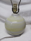 Martz Designed Round Table Lamp Light Green Body