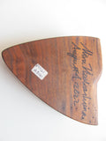MIRA NAKASHIMA Signed Candle or Pen Holder Walnut Live Edge