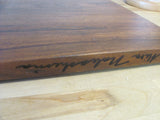 MIRA NAKASHIMA Walnut Cutting / Display Board Signed Dated Live Edge