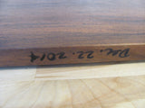 MIRA NAKASHIMA Walnut Cutting / Display Board Signed Dated Live Edge
