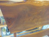 George Nakashima 1971 Twin / Full Walnut Headboard Live edges Butterfly