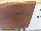 George Nakashima 1971 Twin / Full Walnut Headboard Live edges Butterfly
