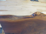 George Nakashima 1971 Twin / Full Walnut Headboard Live edges Butterfly