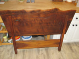 George Nakashima 1971 Twin / Full Walnut Headboard Live edges Butterfly