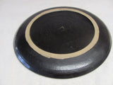 Toshiko Takaezu 14" Diameter Plate Black Glaze Excellent condition