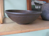 Ceramics: Toshiko Takaezu 9.75" diameter x 3.5'' bowl. Free shipping in the USA.