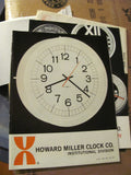 Clock: 6200 Series Instutional Wall Clock for George Nelson and Associates for Howard Miller