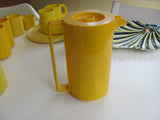Plastic: Yellow Pitcher With Lid by Ingrid  SOLD