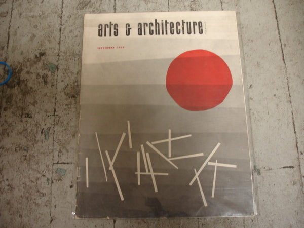 Book: Arts & Architecture, Sept 1952. Original issue.