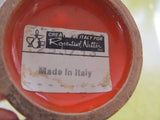 Ceramic: Rosenthal Netter Orange Lighter and Ashtray