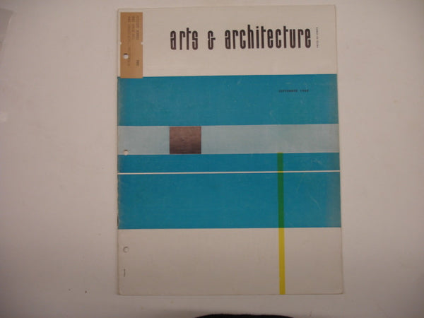 Book: Arts & Architecture, September 1960