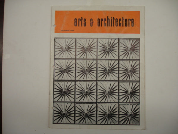 Book: Arts & Architecture, November 1960. Original issue