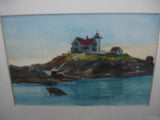 ART: W/C # 1 by Nancy Davison, Lighthouse