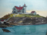 ART: W/C # 1 by Nancy Davison, Lighthouse