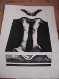 Print: Michael Mazur Etching and Aquatint, "Hands - Legs". Free shipping in USA