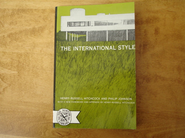 Book:The International Style by Johnson and Hitchcock