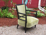 SOLD   Chair: Deco Style Lounge Chair, French  - SOLD