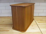 Teak Small Floating Storage Cabinet Danish Modern 1970s