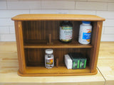 Teak Small Floating Storage Cabinet Danish Modern 1970s