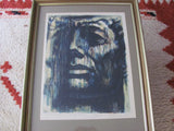 Print: Umberto Romano "Kennedy the Visionary" Signed and Numbered Litho.  - SOLD