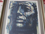 Print: Umberto Romano "Kennedy the Visionary" Signed and Numbered Litho.  - SOLD