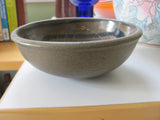 Ceramics: Toshiko Takaezu Bowl with Interior Design - 7" diameter x 2.25" high.