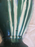 Ceramics: Japanese AWAJI Pottery Vase IRIS design