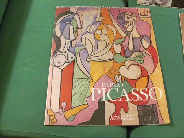 PRINT: Picasso 1999 Calender.  Free shipping in the USA.