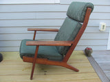 Hans Wegner GE290A High Back Lounge Chair for GETAMA Circa 1960