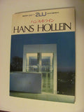 HANS HOLLEIN Architecture & Urbanism 1st Ed. 1985 Softcover 260 pages