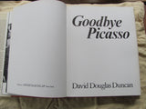 SOLD   -  Book: GOODBYE PICASSO by David Douglas Duncan