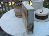 SOLD   Ceramics: William Wyman Slab Weed Vase. Ikebana