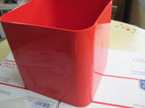 SOLD   Furnishings : Rare Kartell Square Waste Trash Can  -  SOLD