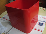 SOLD   Furnishings : Rare Kartell Square Waste Trash Can  -  SOLD