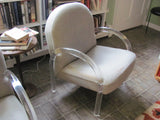 SOLD   Charles Hollis Jones, Lucite Armchair for Pace Collection, #1.  - SOLD