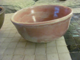 Ceramics: Toshiko Takaezu Bowl 5" diameter x 2.5" high, Pink glaze.