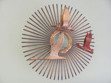 Sculpture: Curtis Jere Small Sunburst with Geese  -  Sold