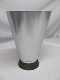 Aluminum & Brass 10" Tall Vase by Kensington 1960 Vintage