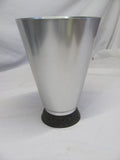 Aluminum & Brass 10" Tall Vase by Kensington 1960 Vintage