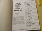 Book: 1972 Fisher Body Service Manual, GMC.   Free shipping