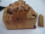 Wood: Carved Burl Puzzle Box