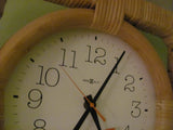 Clock: Model 622-654 Rattan Wall Clock by George Nelson Associates for Howard Miller