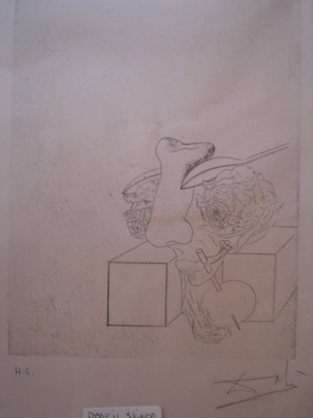 Print: Dali Lithograph H.C. Signed.  Free Shipping in the USA