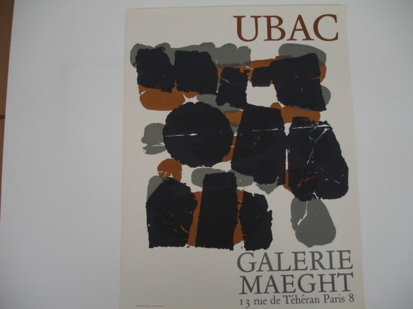 Print: Ubac for Galerie Maeght Poster