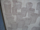 Print: Judith Shahn Silkscreen, Baskets  SOLD